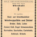 Gebrüder Kayser, Holz- und Kohlehandlung 1929