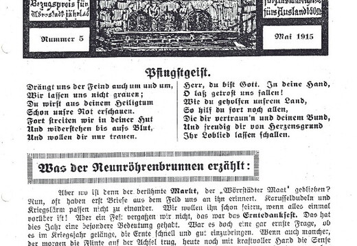 Heimat - Nummer 05 im Mai 1915