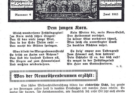 Heimat - Nummer 06 im Juni 1915